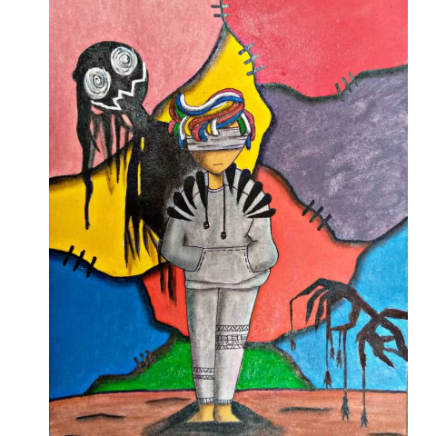LONE AND DEPRESSED  by K'oke Xavier